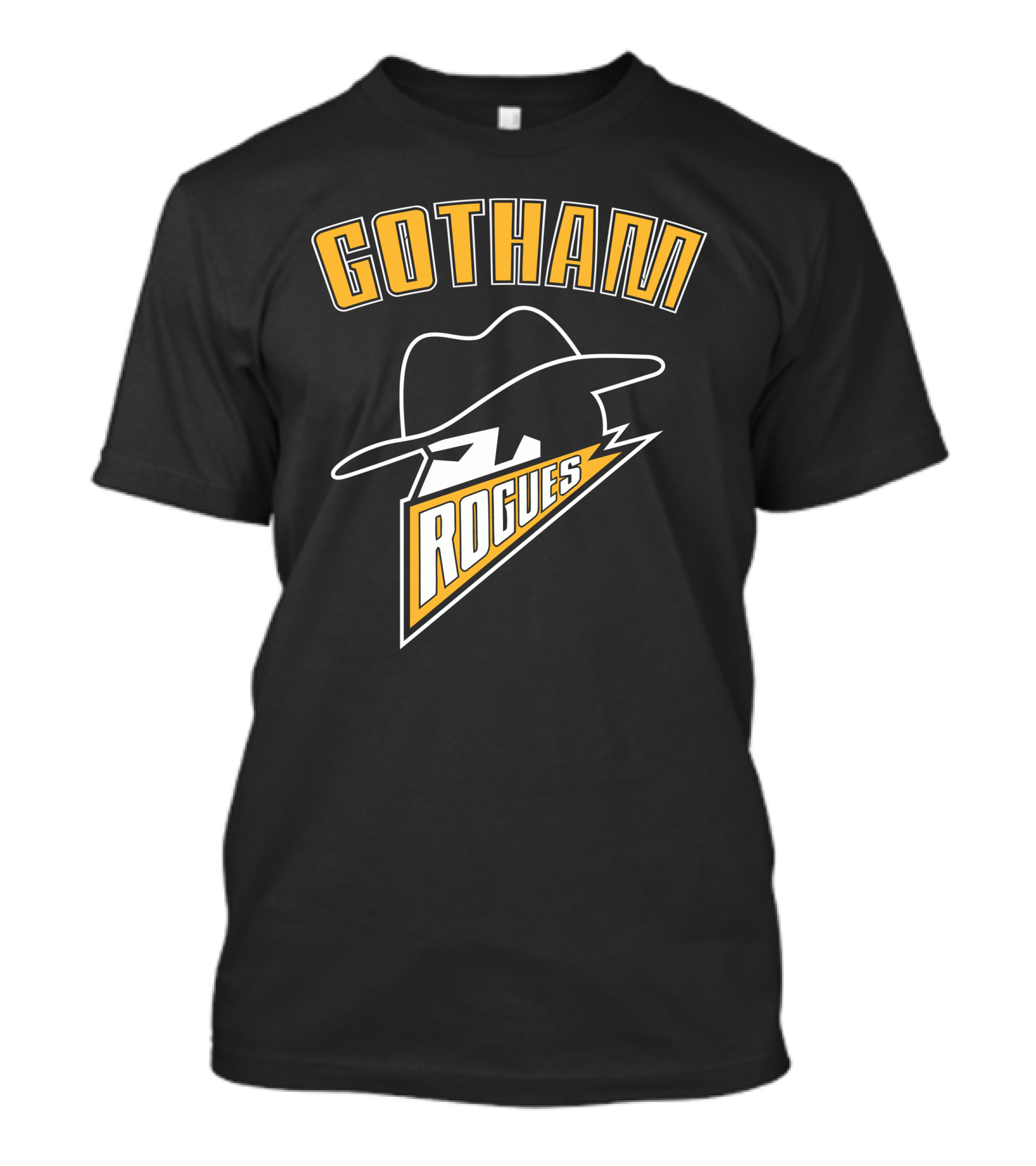 Gotham Rogues Shadow Hat Emblem T-Shirt