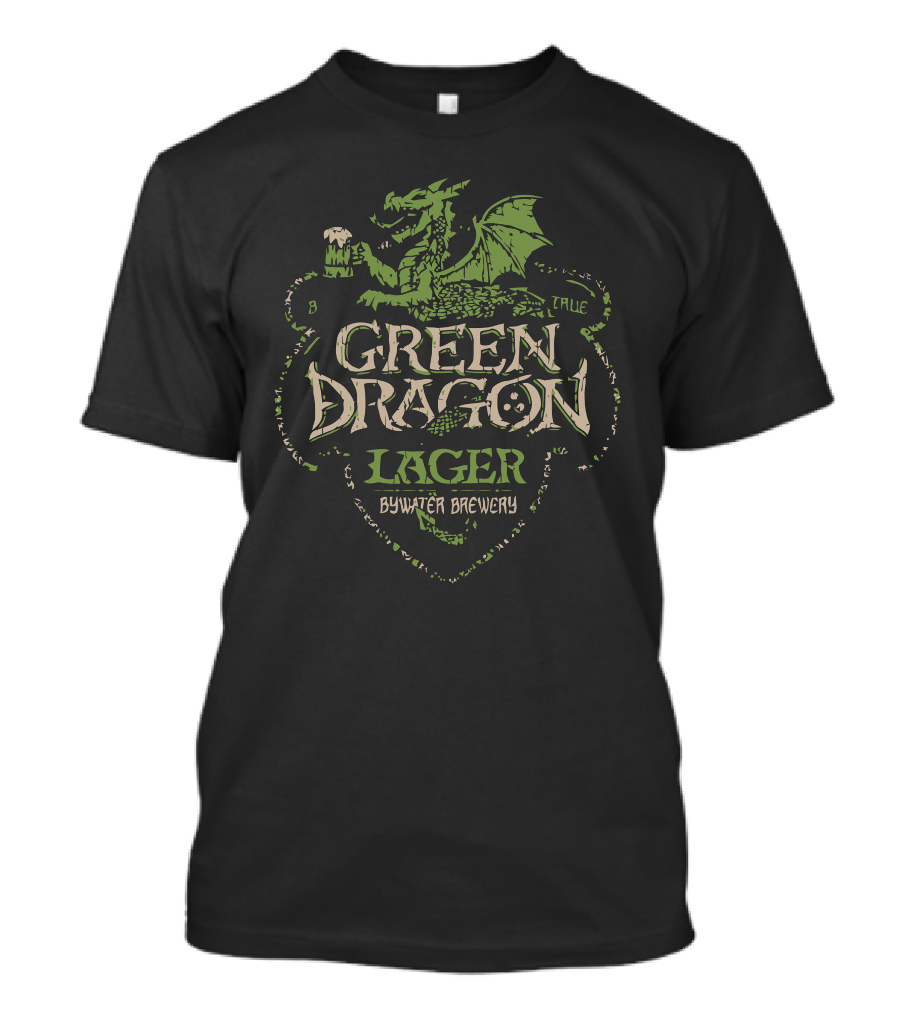 True Green Dragon Lager Bywater Brewery T-Shirt