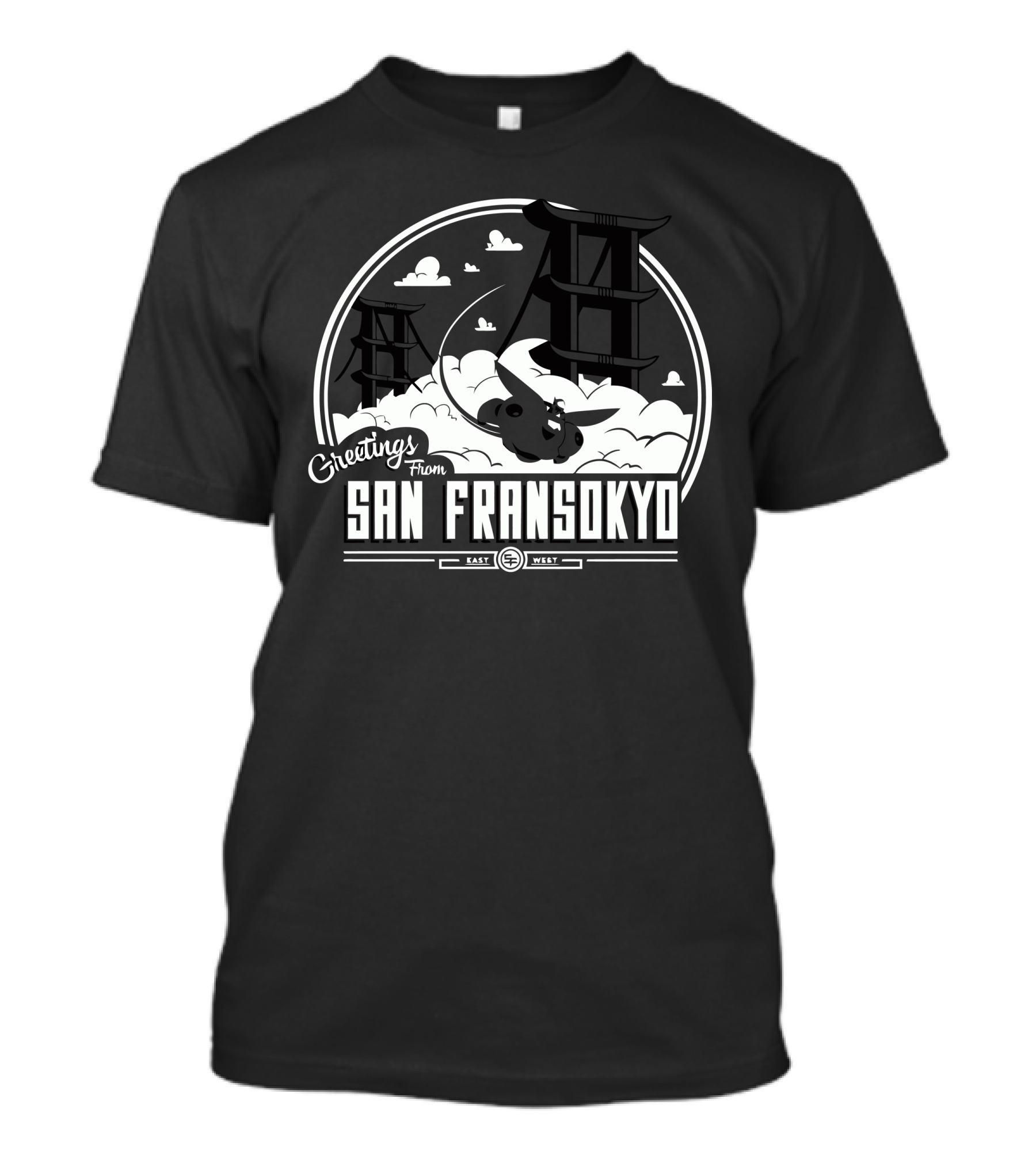 Greetings From San Fransokyo Big Hero 6 Flying Baymax T-Shirt
