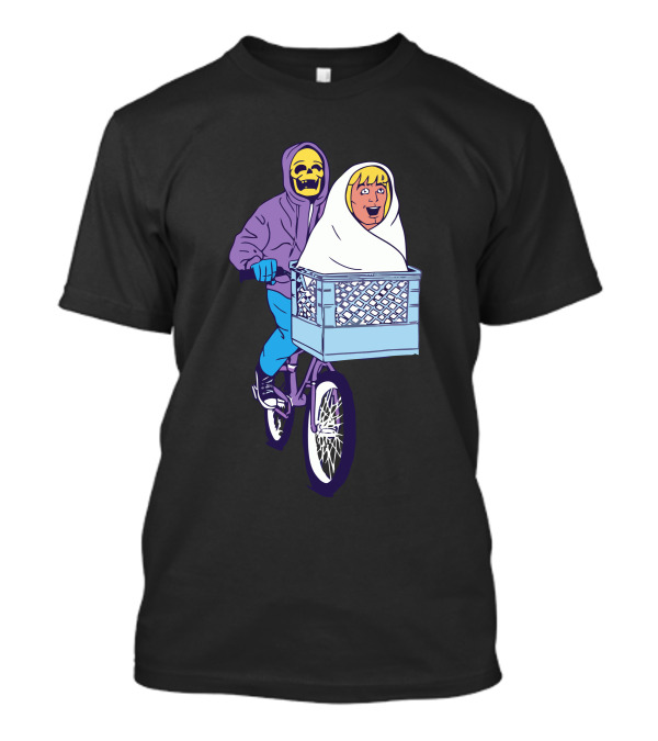 He Man Skeletor Mashup Riding Bike T-Shirt