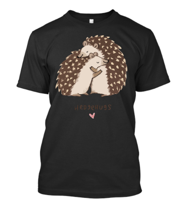 Hedgehugs Hedgehog Hugging Heart T-Shirt