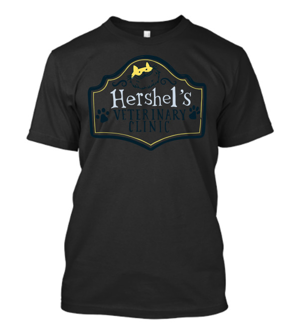 Hershel's Veterinary Clinic Paws And Cat T-Shirt