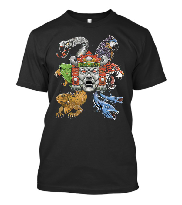 Legends Of The Hidden Temple Shrine Guardians Icons Olmec T-Shirt