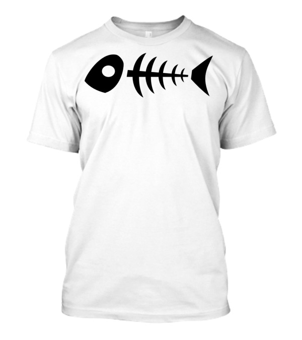 I Beeo Fish Skeleton T-Shirt