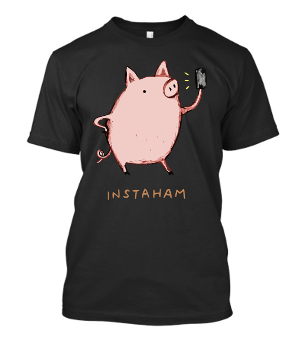 Instaham Pig Taking Selfie T-Shirt