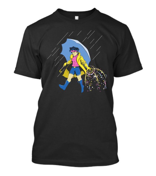 Jubilee Marvel Comics Rainy Day Superhero Umbrella T-Shirt