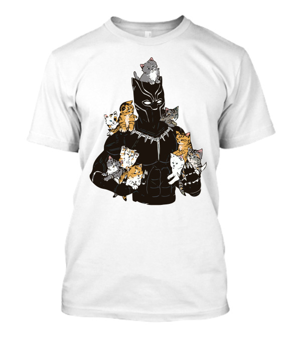 King Of Kittens Black Panther Cats T-Shirt