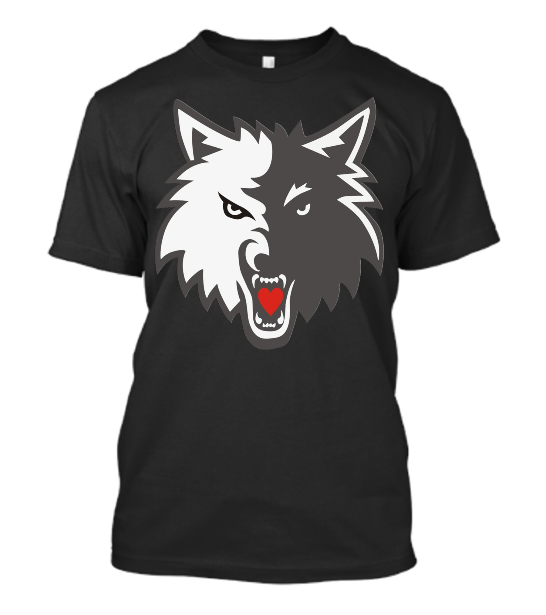 King Of The Wolf Heart T-Shirt
