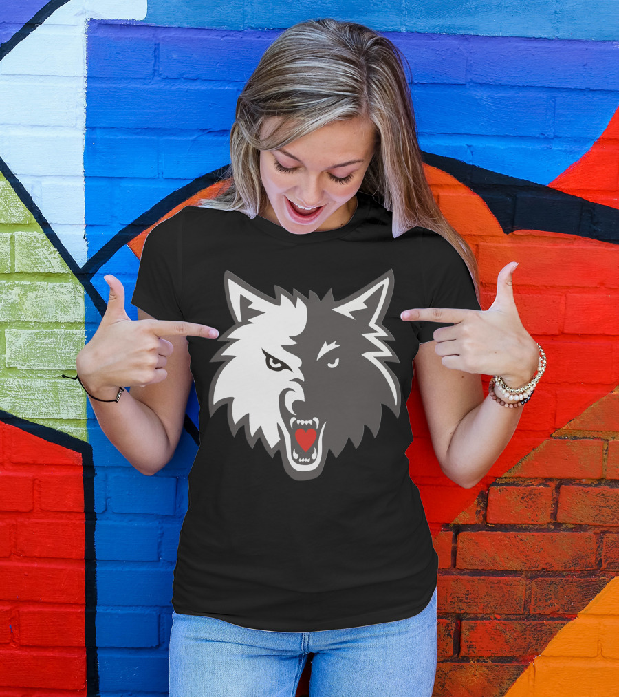 King Of The Wolf Heart T-Shirt