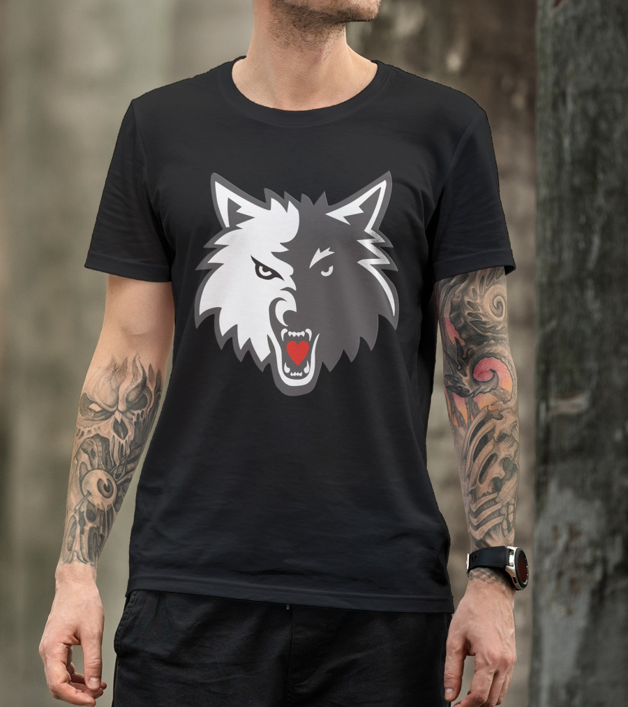 King Of The Wolf Heart T-Shirt