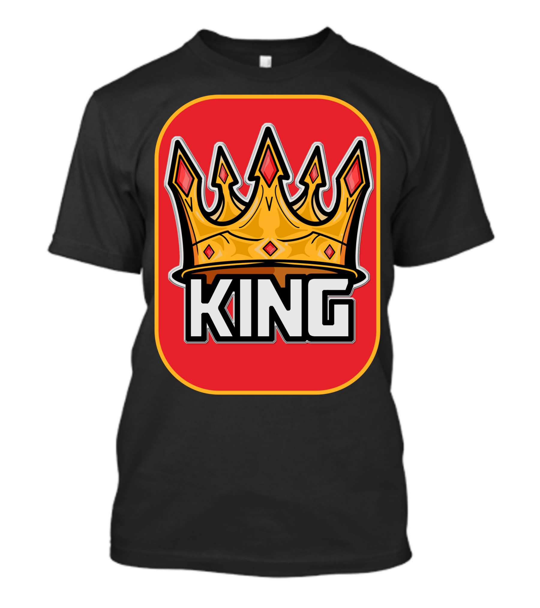 King Red Crown Royalty T-Shirt