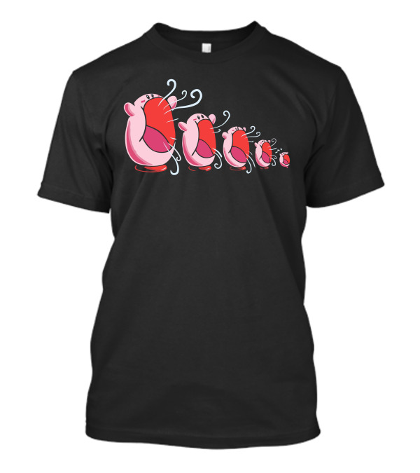 Kirby Matryoshka Dolls Lineup T-Shirt