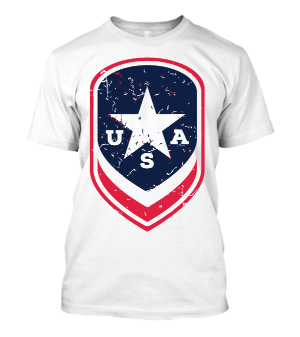 USA Shield With Star T-Shirt