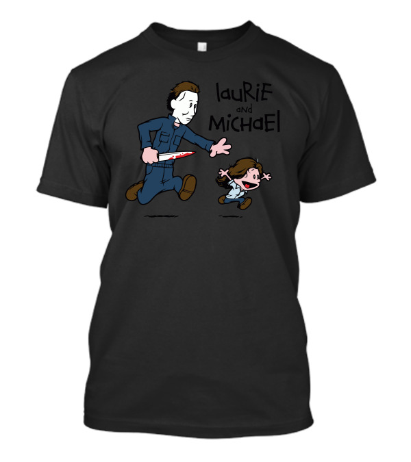 Laurie And Michael Halloween Horror Comic T-Shirt