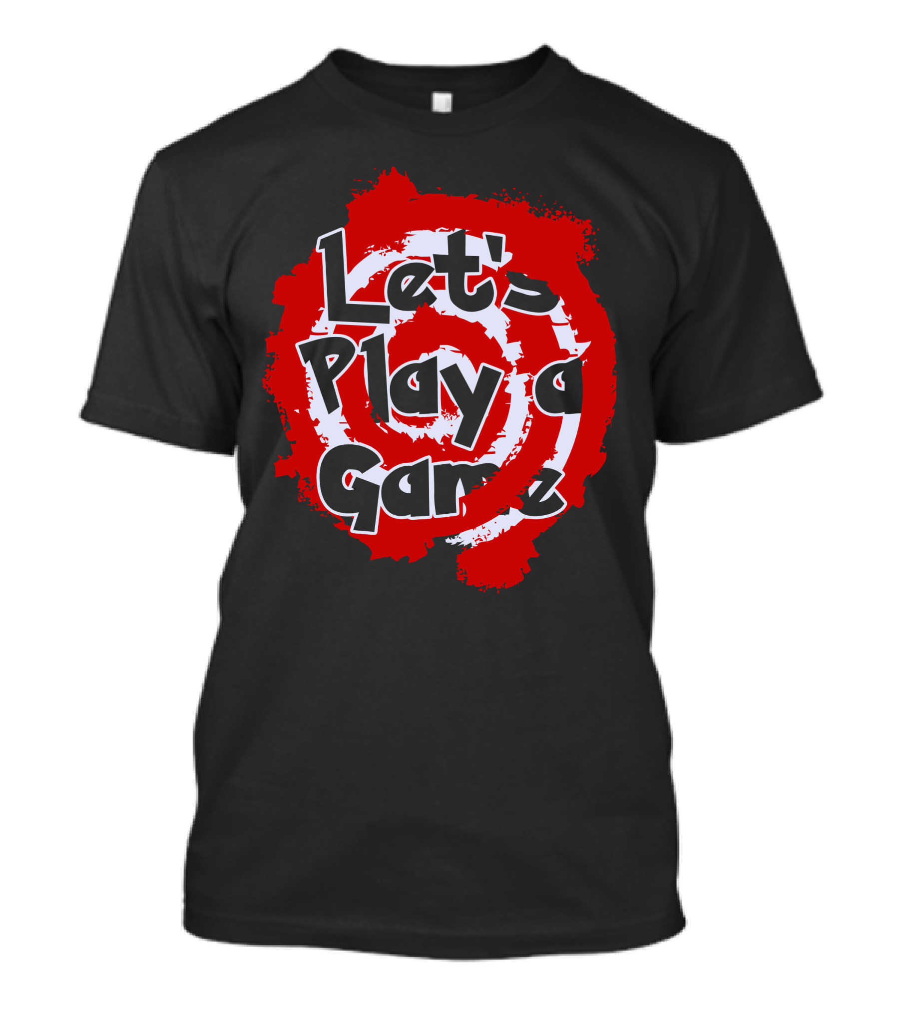 Let's Play A Game Red Spiral Target T-Shirt