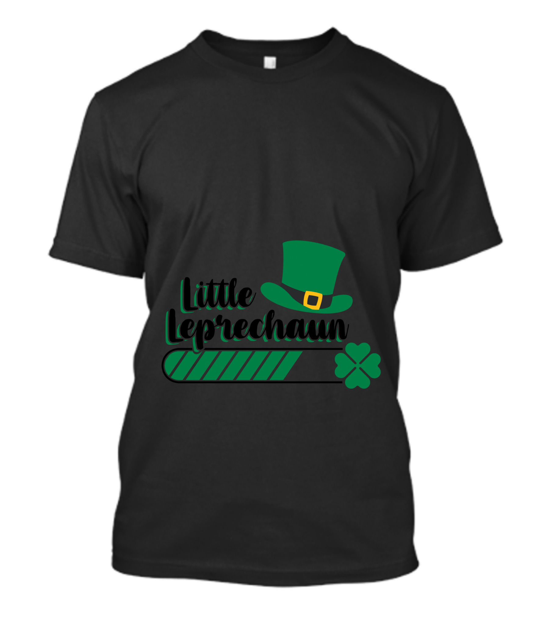 Little Leprechaun Green Hat Clover T-Shirt