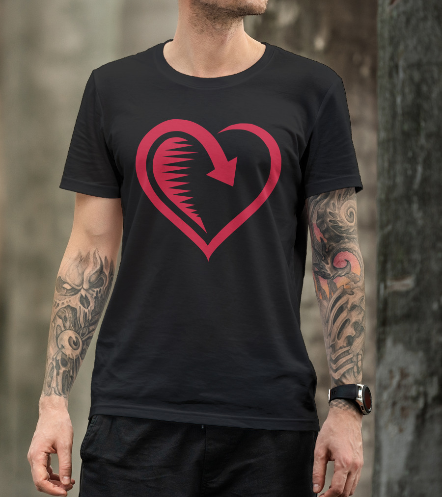 Love Back Heart With Arrow T-Shirt