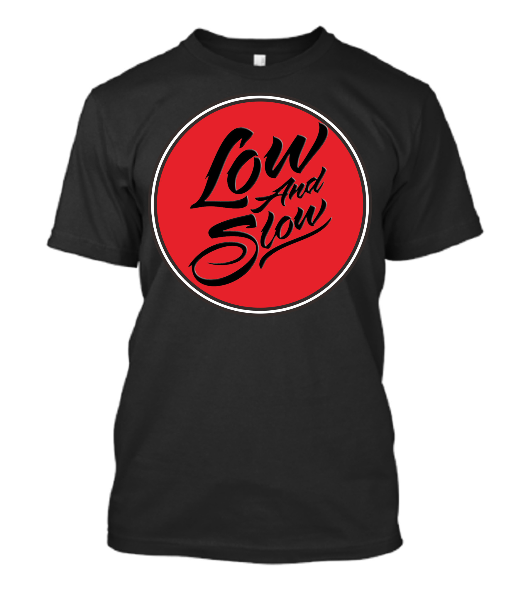 Low And Slow Red Circle T-Shirt