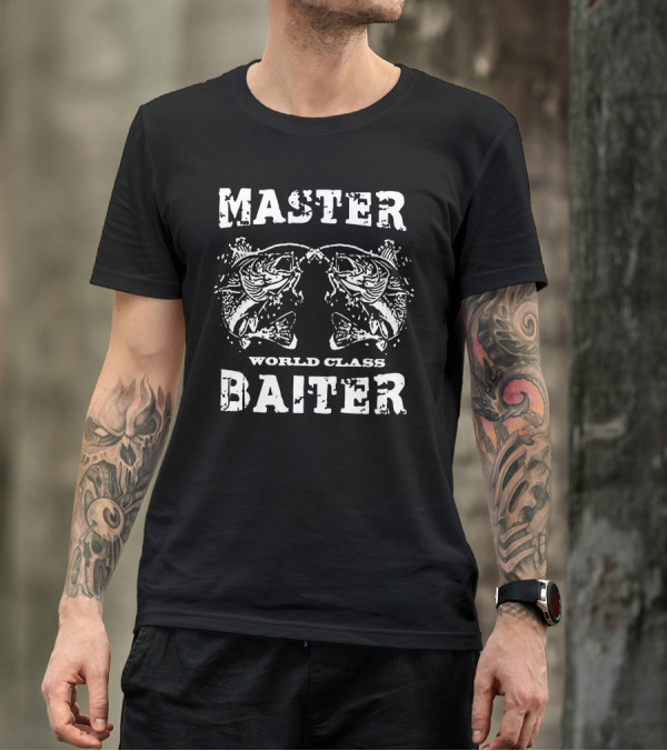 Master Baiter World Class Fish Handshake T-Shirt