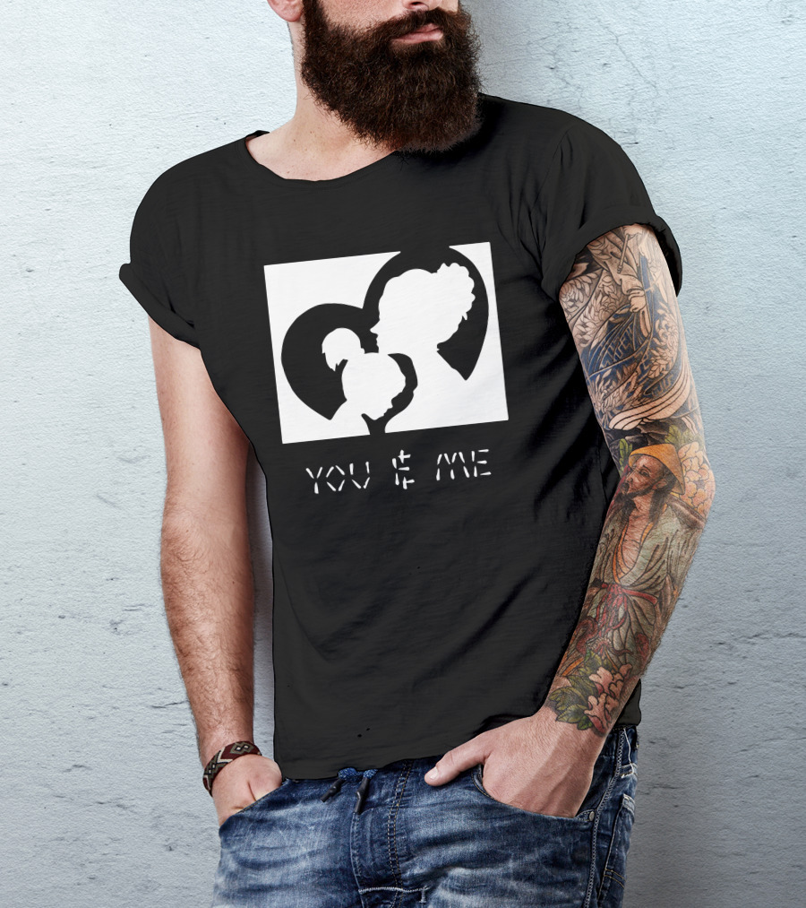 YOU And ME Mom N Daughter Heart T-Shirt