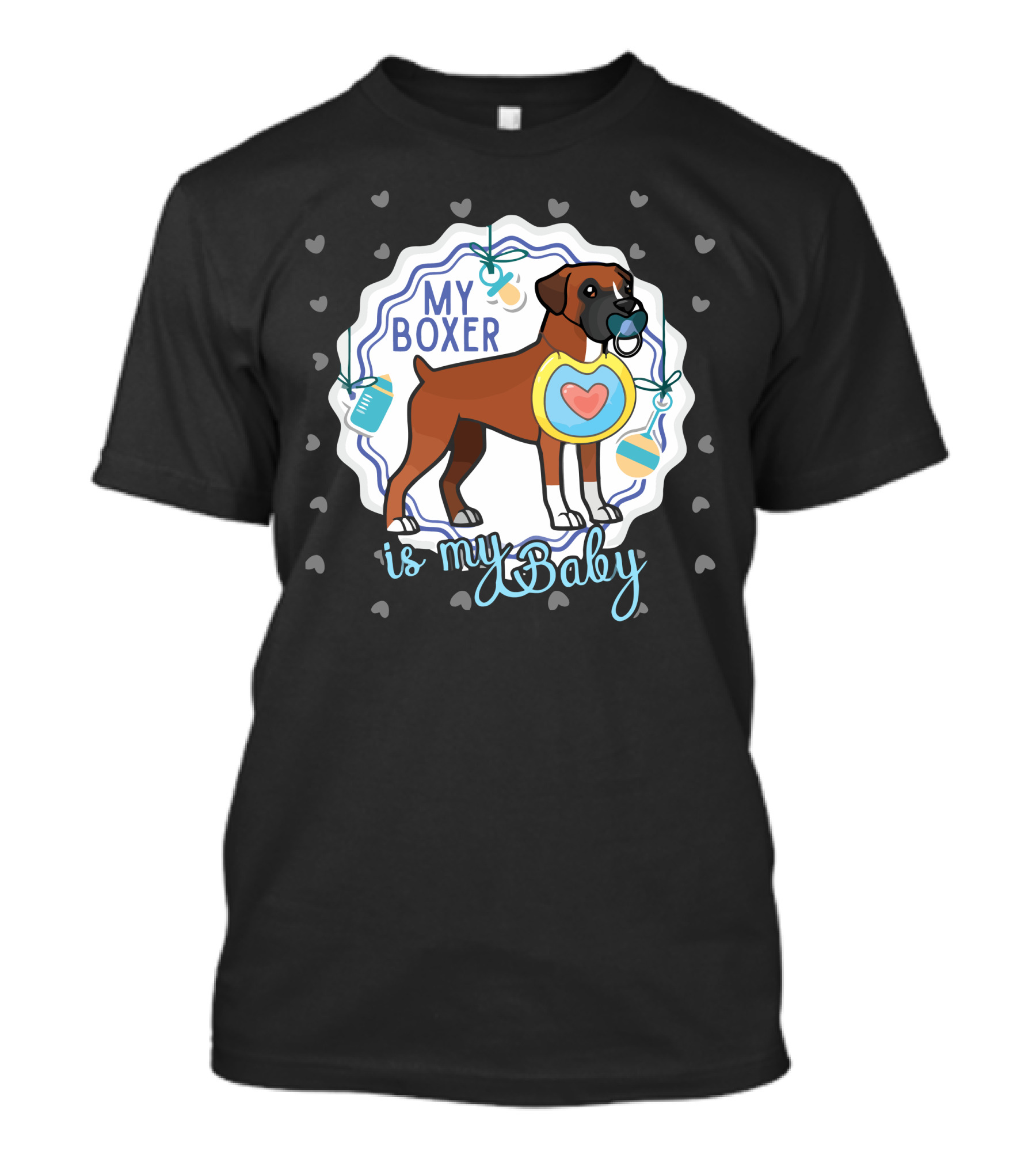 My Boxer Is My Baby Cute Heart And Toyテーマ T-Shirt