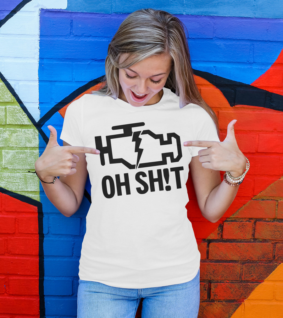 OH SHT Engine Light Warning T-Shirt