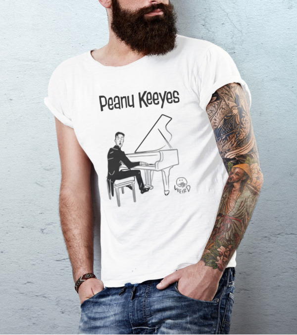 Peanu Keeyes Weird Piano Player T-Shirt
