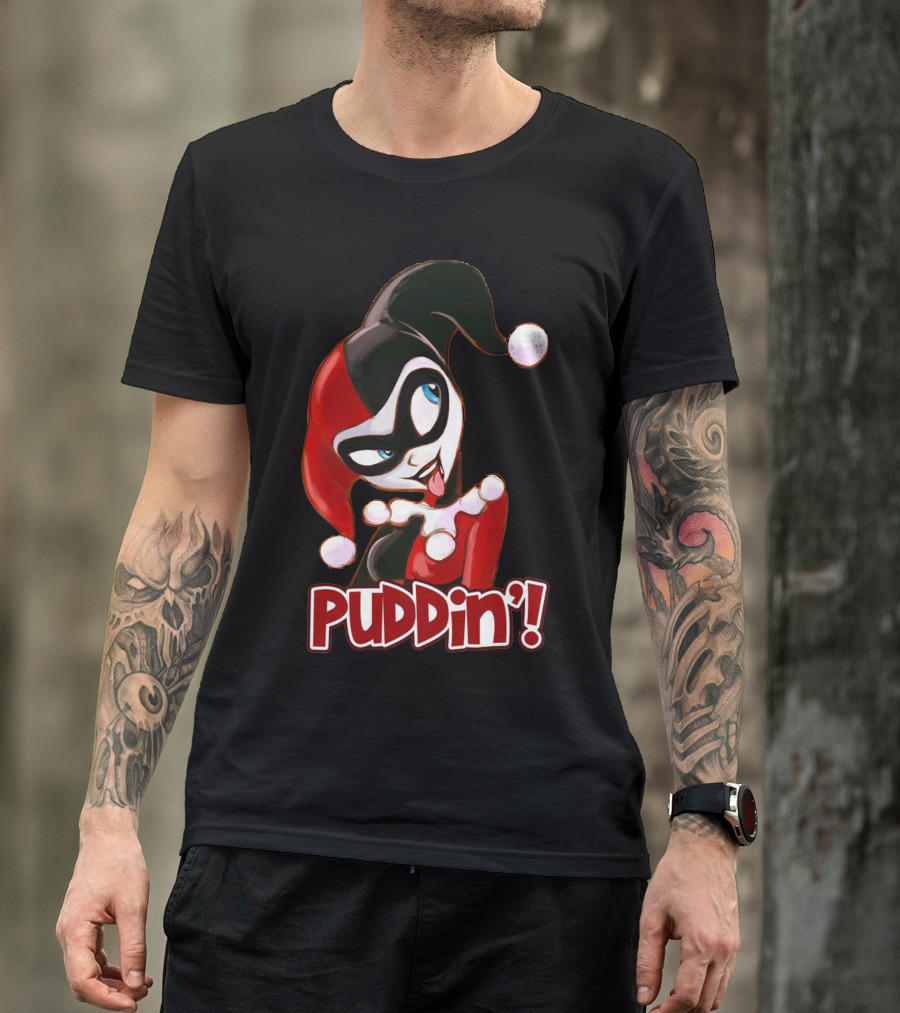 Harley Quinn Puddin' Iconic Jester T-Shirt