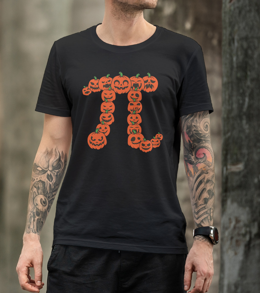 Pumpkin Pi Jack-O'-Lanterns Halloween T-Shirt