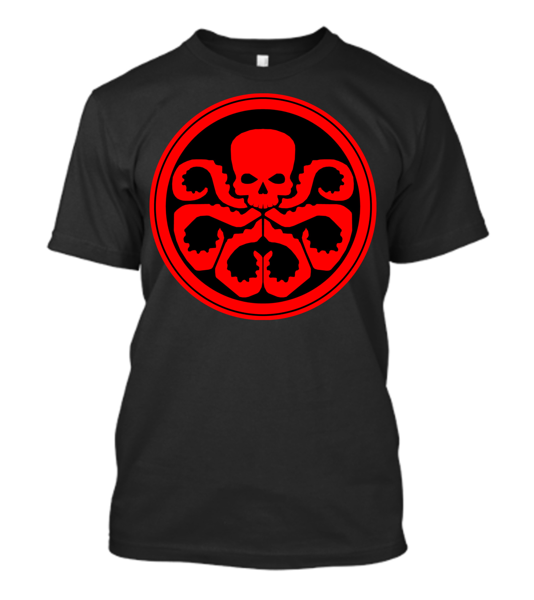 Hydra Skull Octopus Red T-Shirt