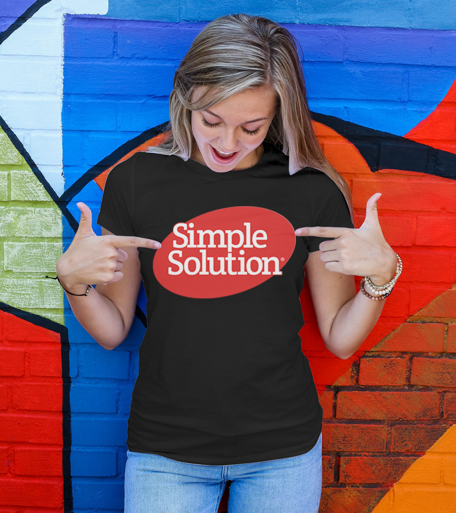Simple Solution Red Oval T-Shirt