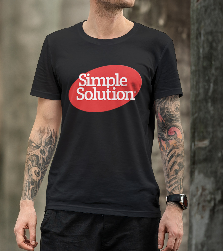 Simple Solution Red Oval T-Shirt