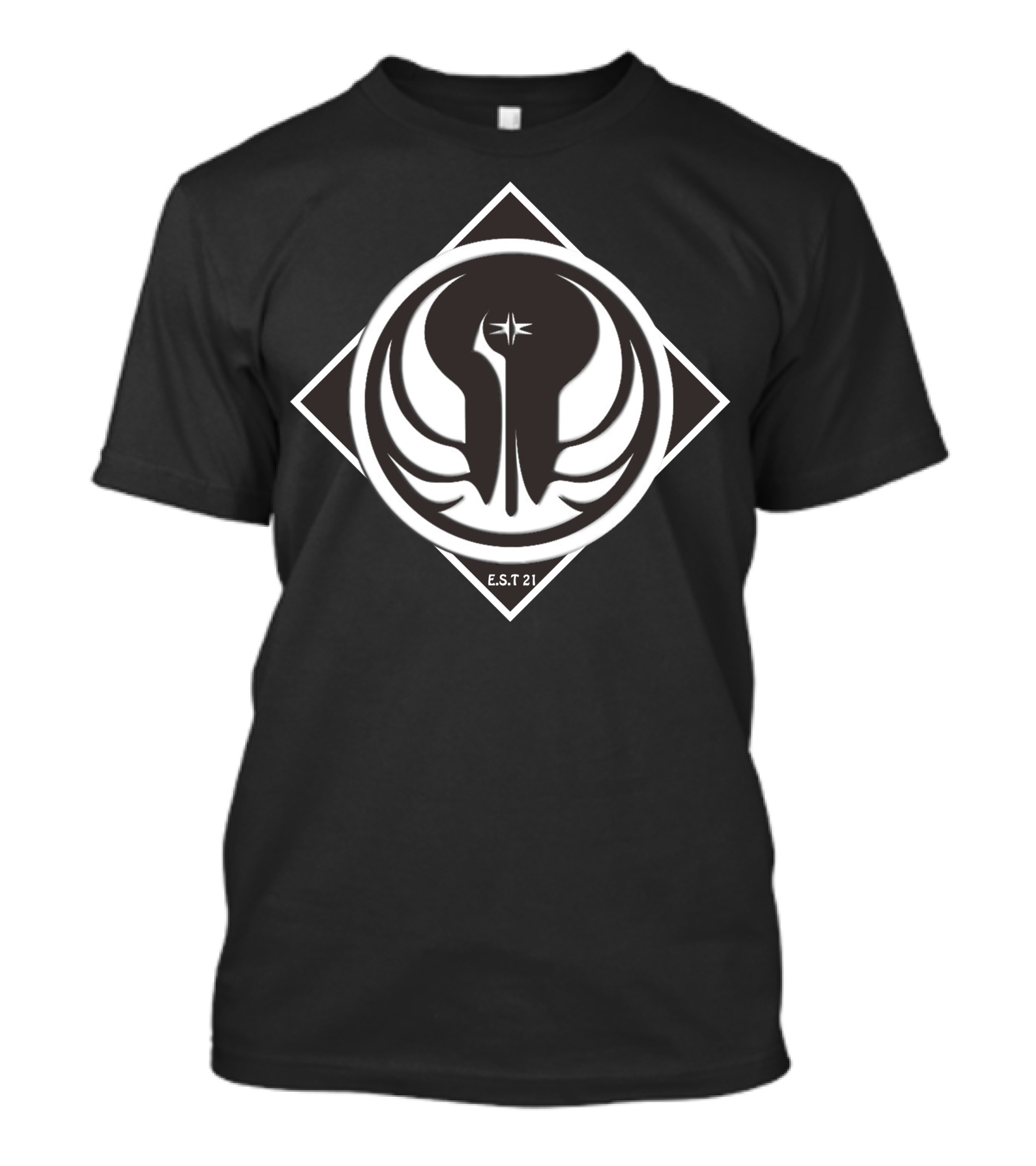 E.S.T 21 Star Symbol Emblem T-Shirt
