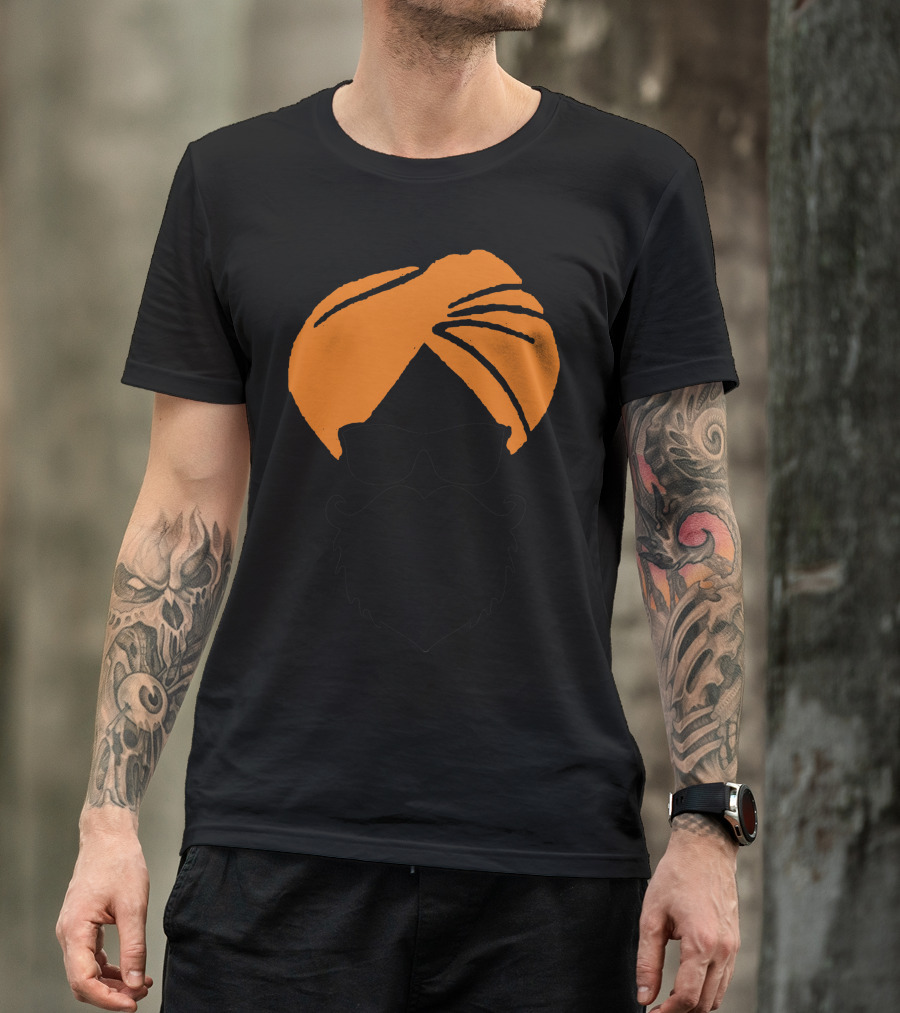 Singh Is King Turban Beard Sunglasses T-Shirt