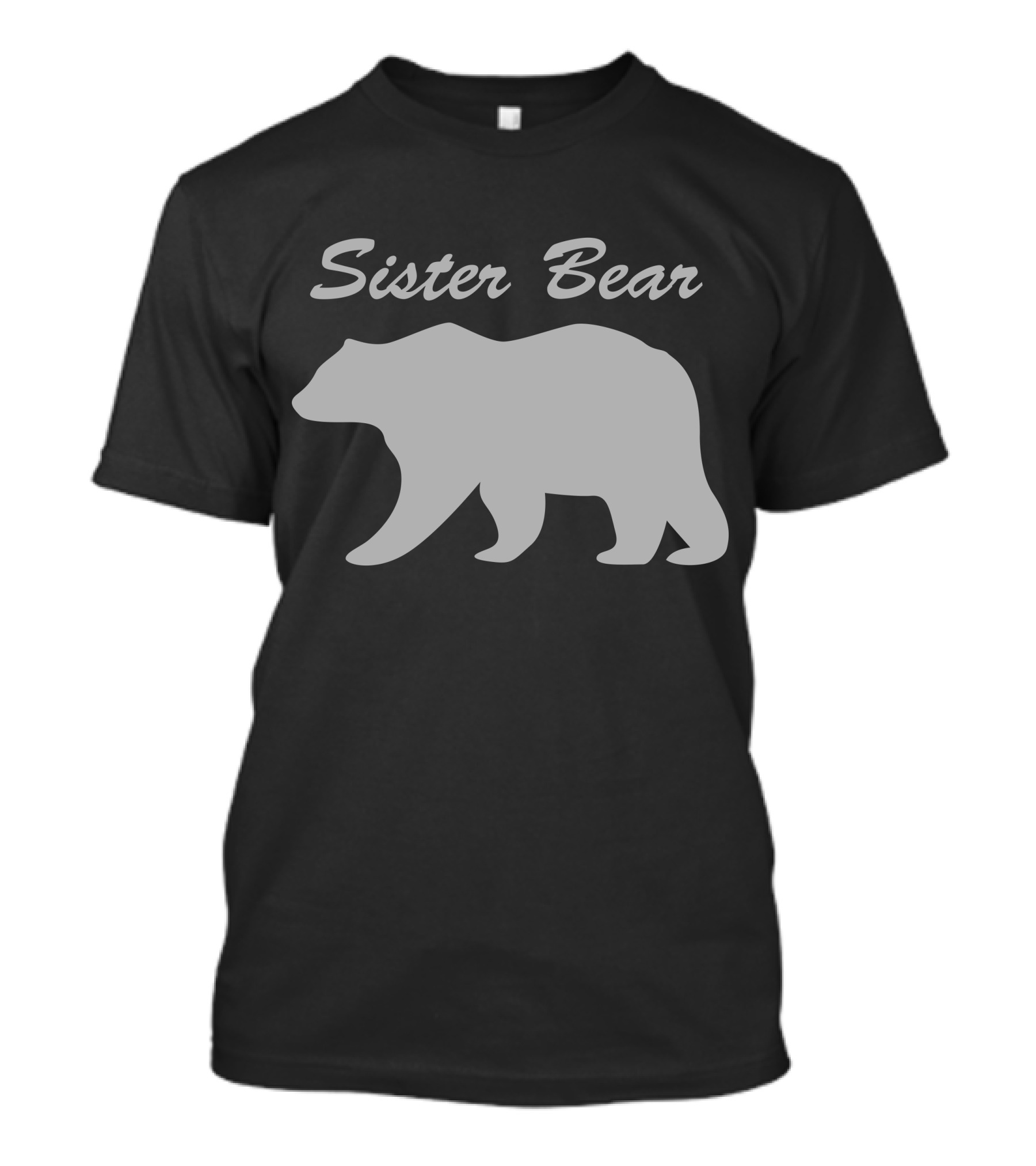 Sister Bear Silhouette Walking T-Shirt
