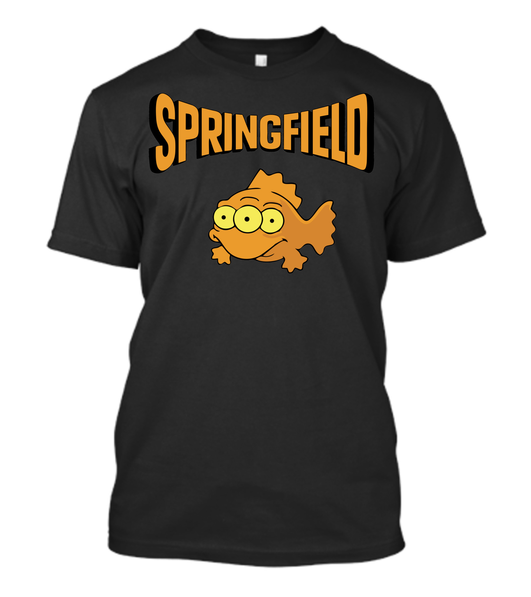 Springfield Blinky Three-Eyed Fish Iconic Cartoon Reference T-Shirt