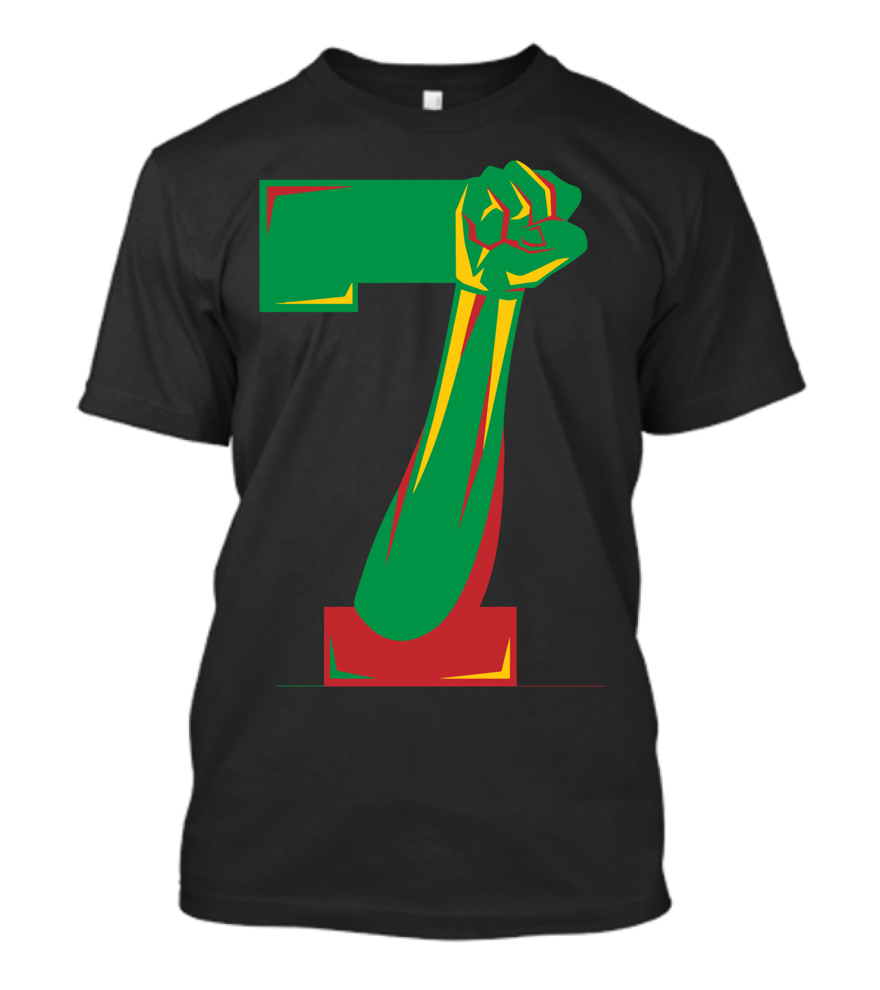 Stand With Colin Number Seven Fist Empowerment T-Shirt