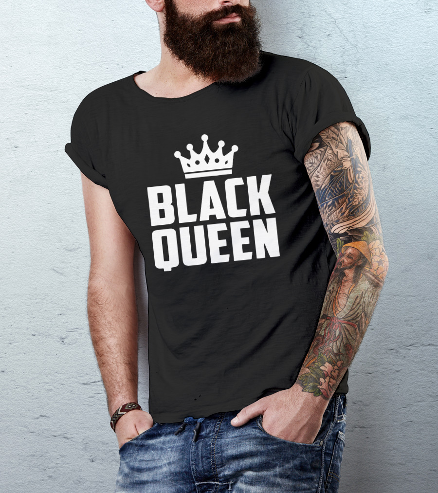 BLACK QUEEN Crown Empowerment T-Shirt