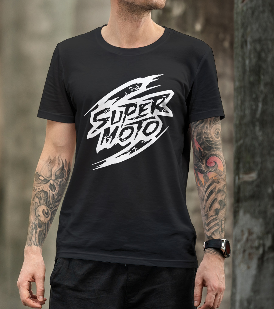 Super Moto Dynamic Text T-Shirt