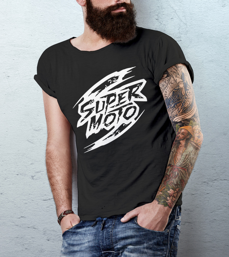 Super Moto Dynamic Text T-Shirt