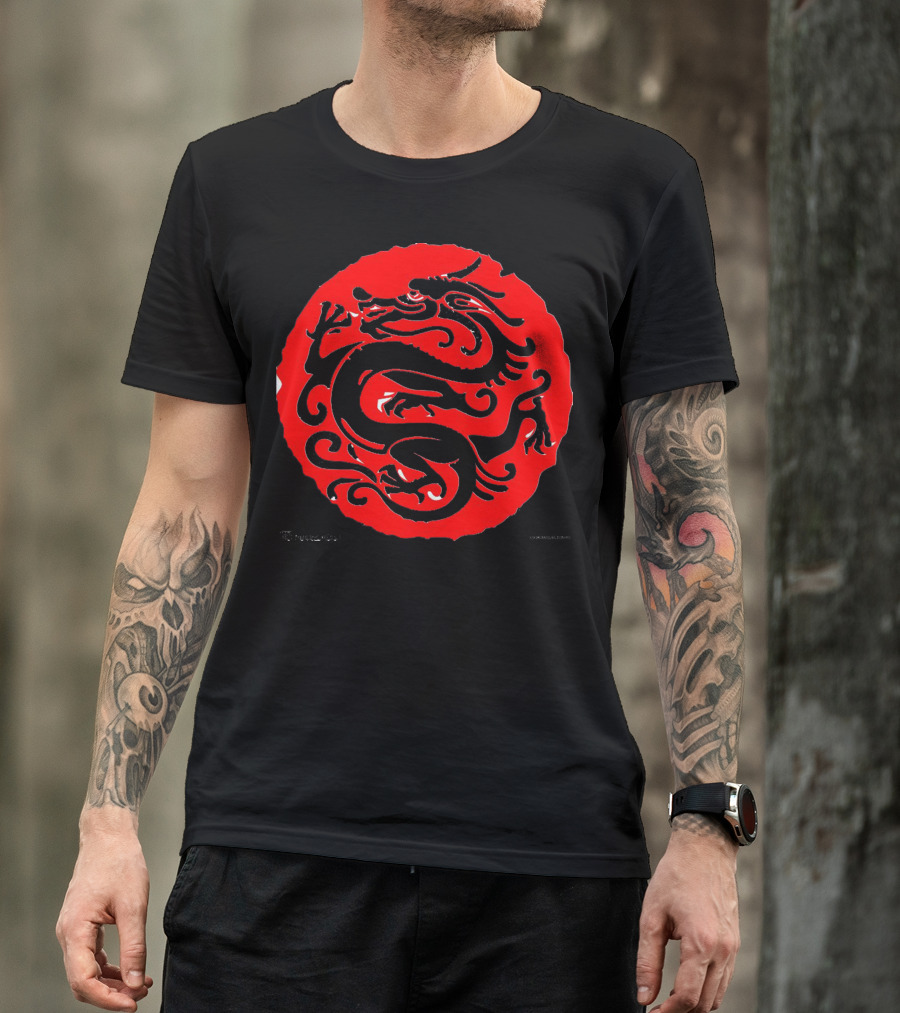 The Dragon Nest Red Mythical Emblem T-Shirt