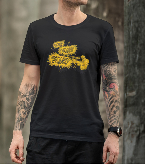 Eat Lead Cobra Retro Action Comic T-Shirt