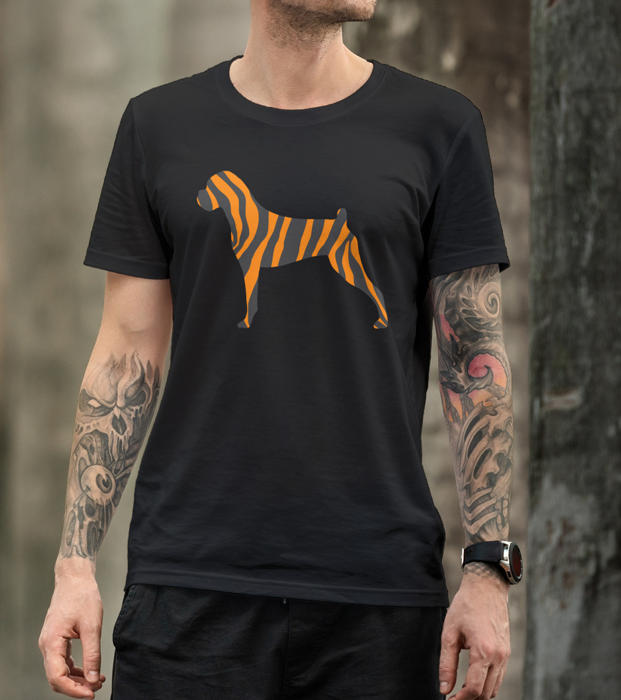 Tiger Stripe Dog T-Shirt