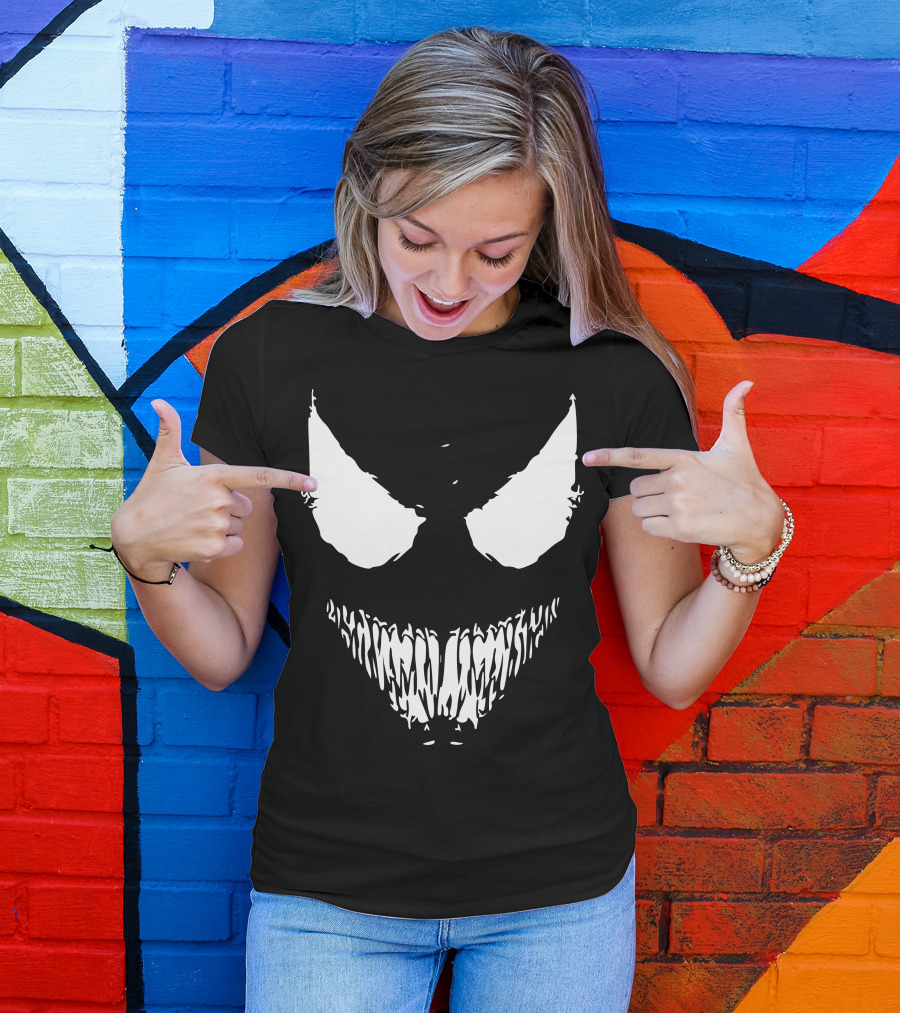 Venom Symbiote Face Iconic Emblem T-Shirt