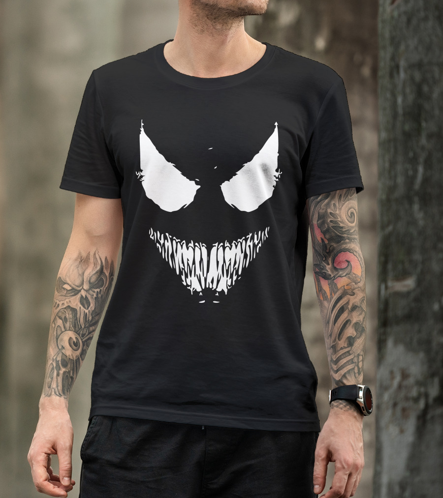Venom Symbiote Face Iconic Emblem T-Shirt