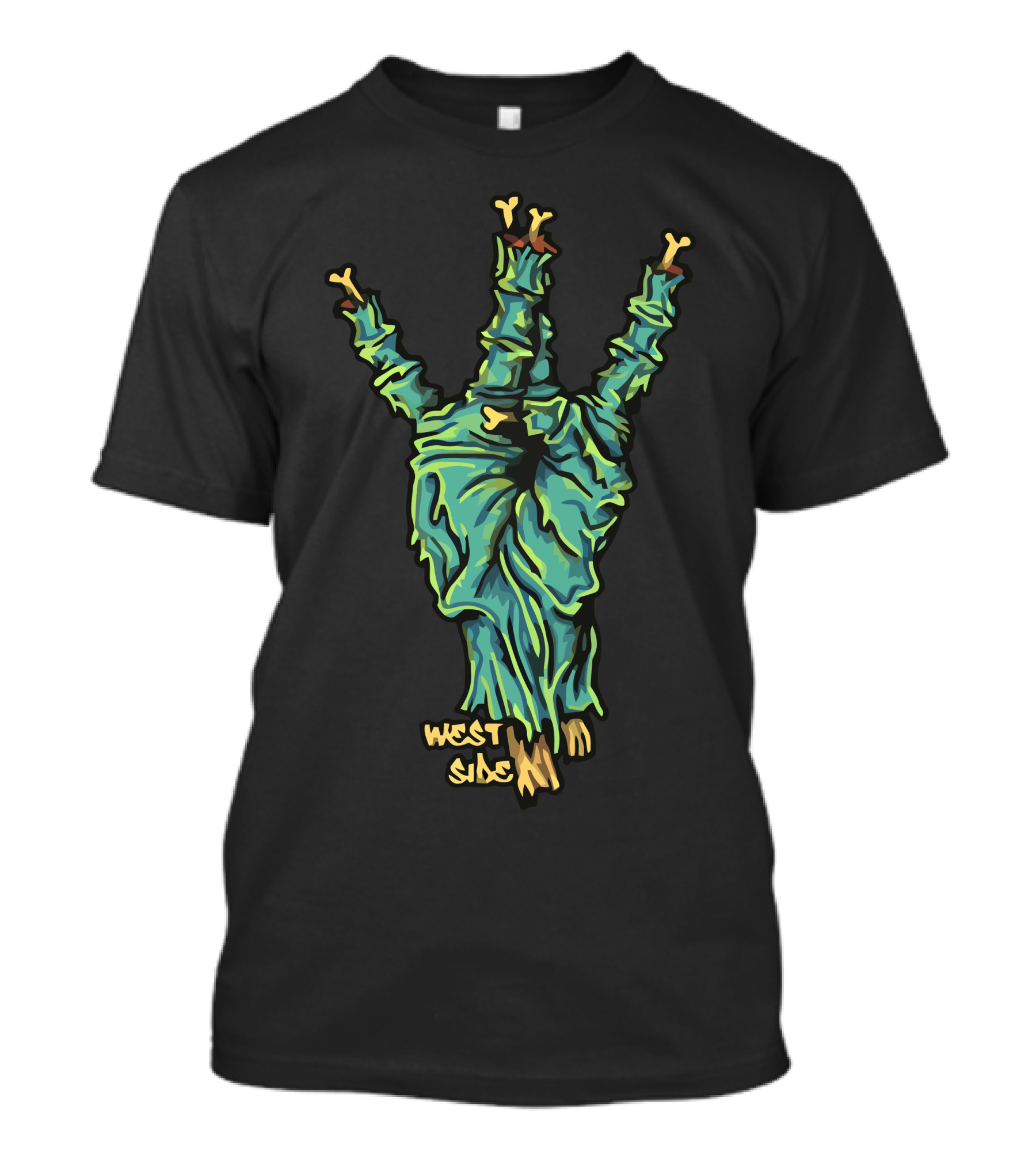 Zombie Hand West Side Gesture T-Shirt