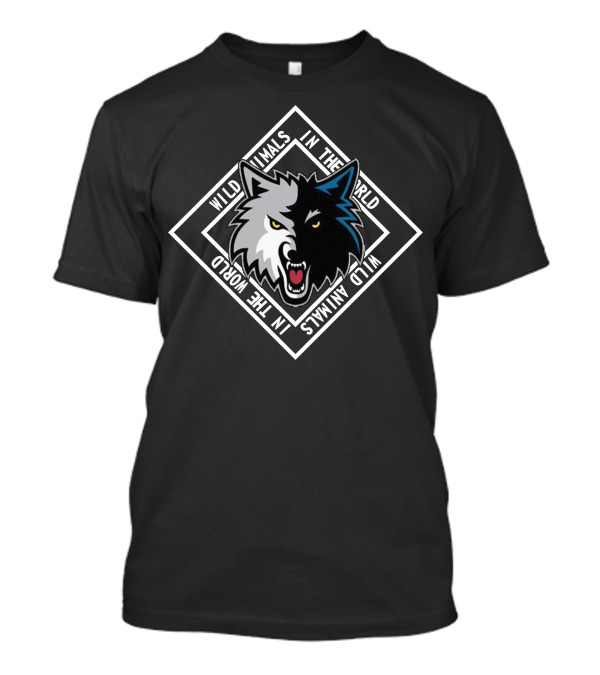 Wild Animals In The World Wolf T-Shirt