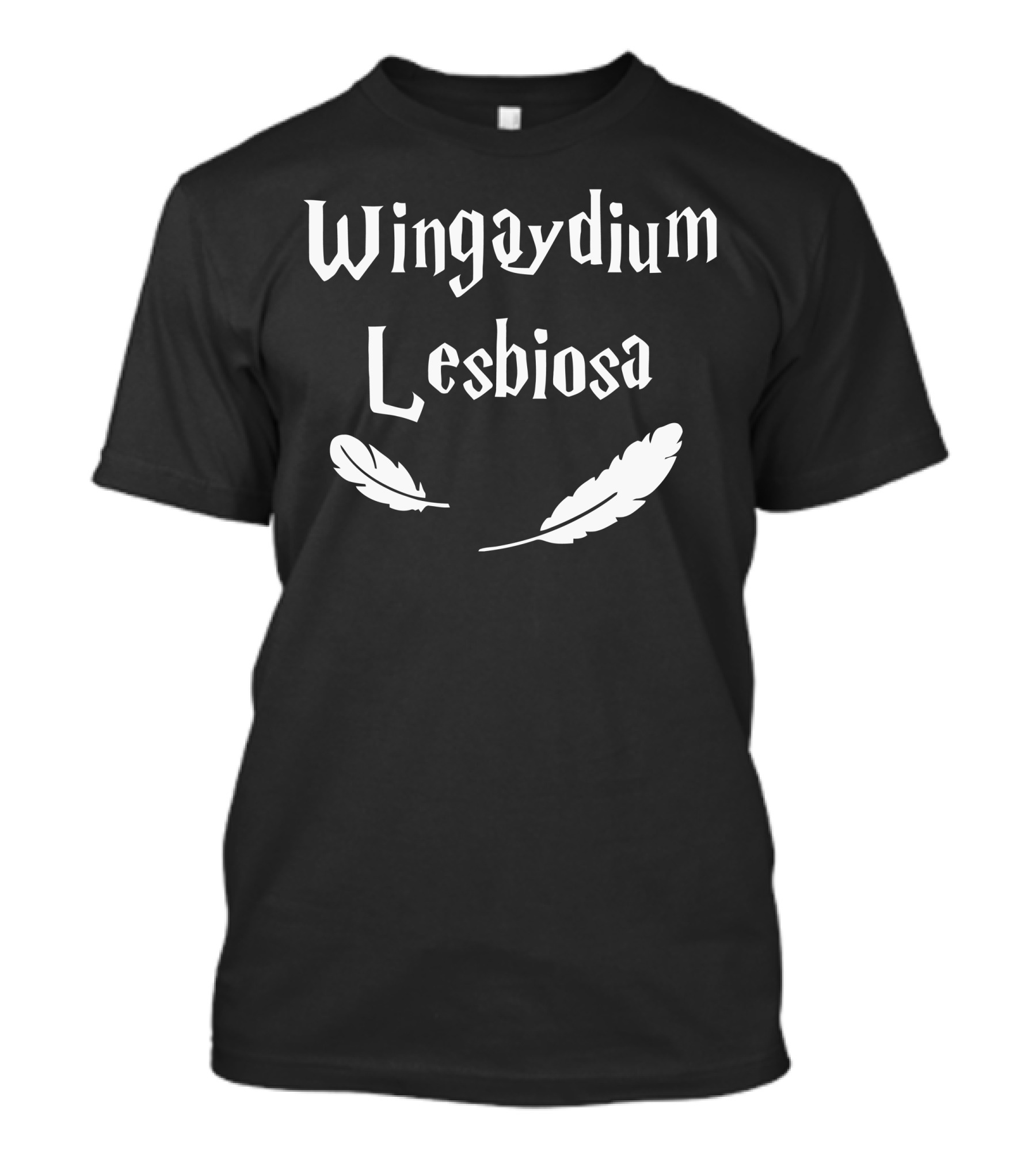 Wingaydium Lesbiosa Magic Feather T-Shirt