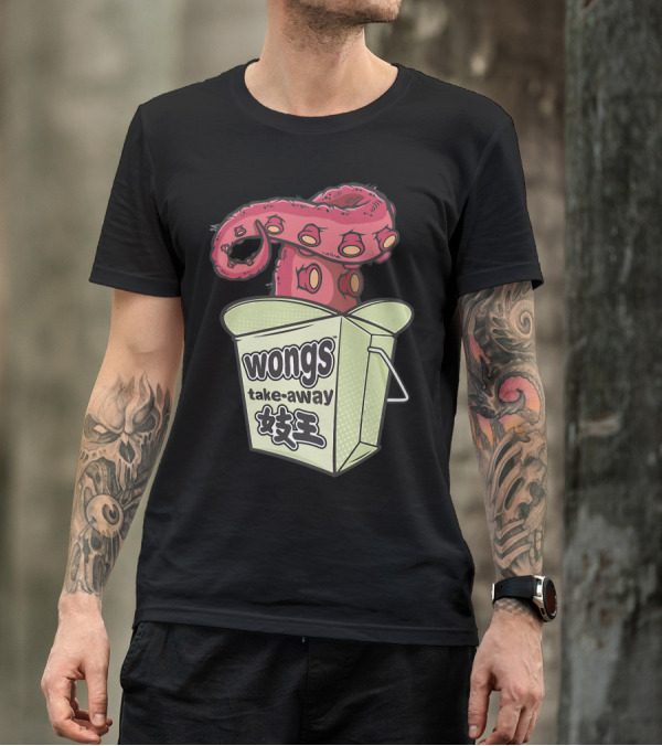 Wongs Take-Away Tentacle Box T-Shirt