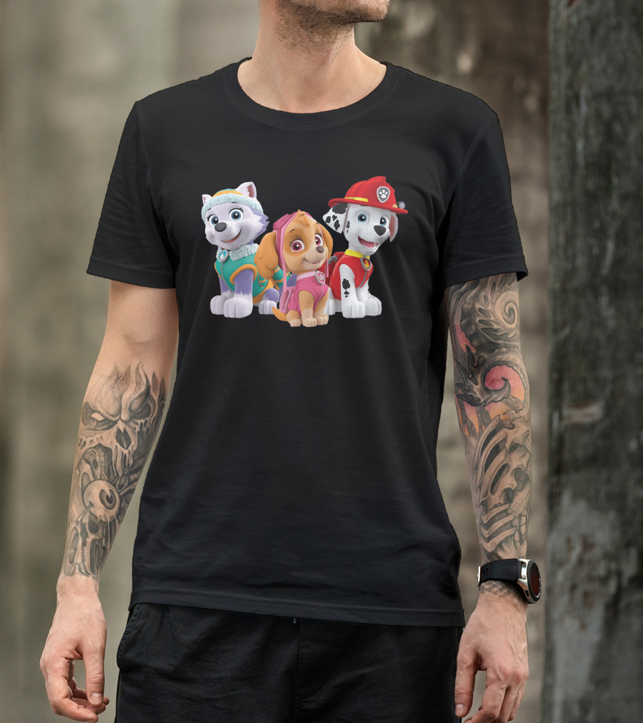 PAW Patrol Everest Skye Marshall Characters T-Shirt